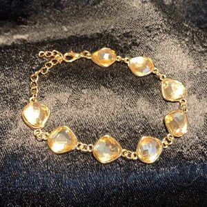 Gold shimmer bracelet